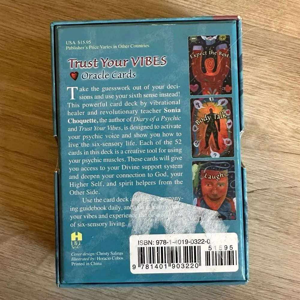 Trust Your Vibes Oracle Cards by Sonia Choquette - Old Design